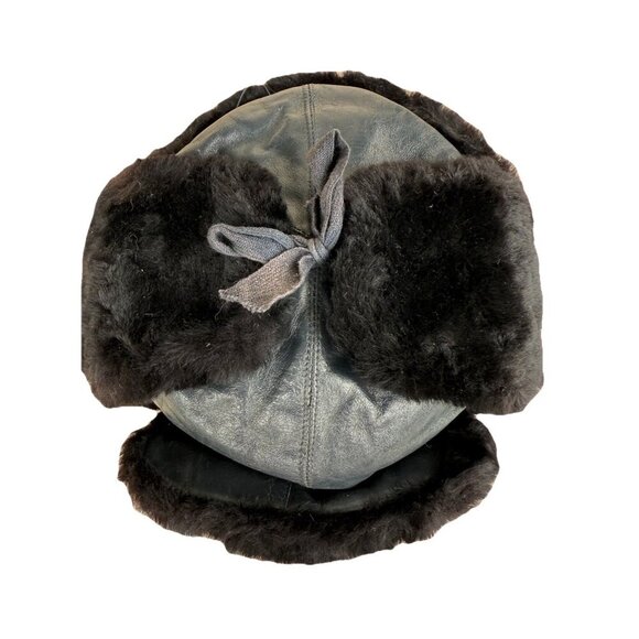 Soviet Russia Authentic Original Winter Hat Black New - Picture 5 of 15